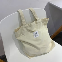 Load image into Gallery viewer, Simplistic Korean Style Corduroy Tote Bag
