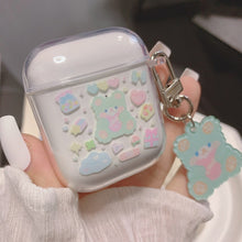 Load image into Gallery viewer, Teddy Bear Cookie Airpod Case
