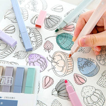 Load image into Gallery viewer, 6pcs Light Pastel Color Highlighter
