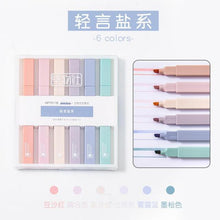 Load image into Gallery viewer, 6pcs Light Pastel Color Highlighter
