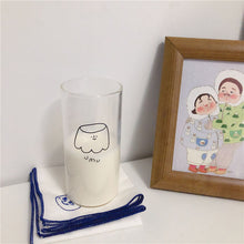 Load image into Gallery viewer, Cute Korean Style Glass Cup
