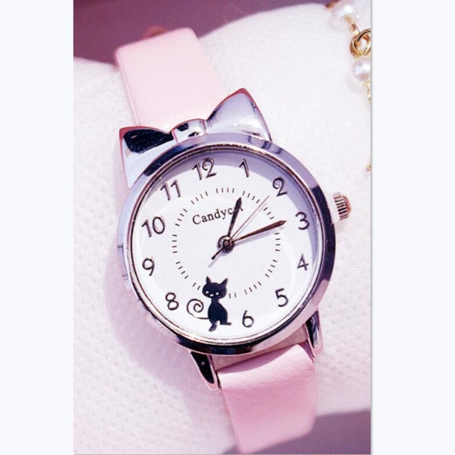 Fairy Cat Bling Watch with Bracelet