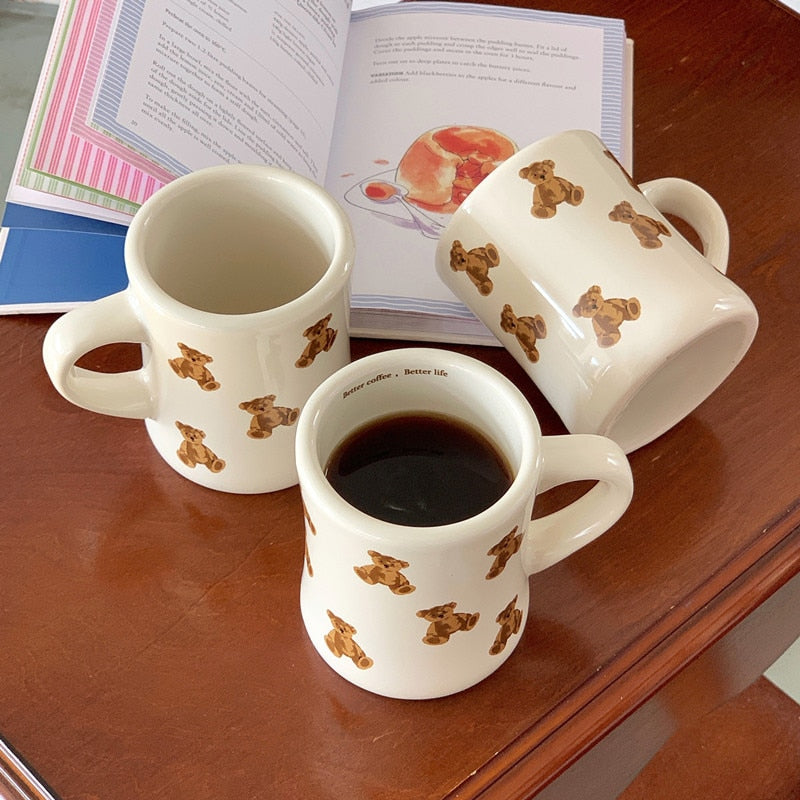Cute Bear Coffee Mugs – Kitchen Love Shop