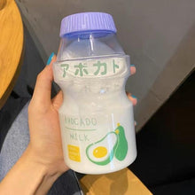 Load image into Gallery viewer, 450ml Kawaii Yogurt Plastic Water Bottle
