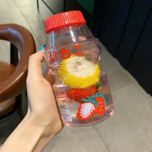 Load image into Gallery viewer, 450ml Kawaii Yogurt Plastic Water Bottle
