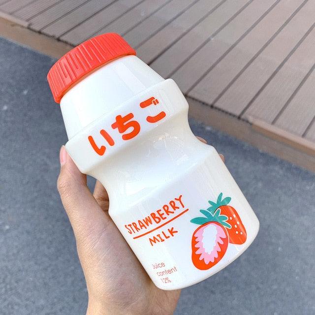 450ml Kawaii Yogurt Plastic Water Bottle