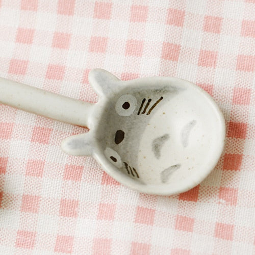 Hand-Painted Totoro Ceramic Tableware