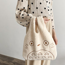 Load image into Gallery viewer, Kawaii Totoro Embroidery Fur Bag
