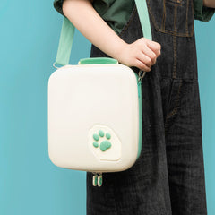 Pastel Cat Paw Nintendo Switch Travel Bag