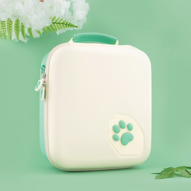 Pastel Cat Paw Nintendo Switch Travel Bag