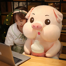 Load image into Gallery viewer, Milky Piggy Kawaii Plush
