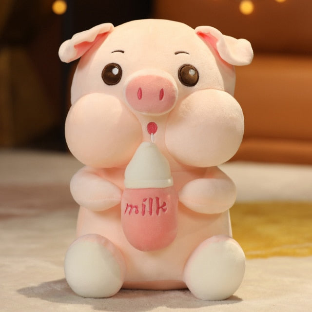 Milky Piggy Kawaii Plush