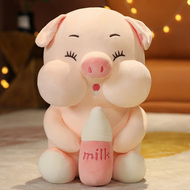 Milky Piggy Kawaii Plush