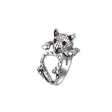 Load image into Gallery viewer, 2 Piece Cute Cat Hug Rings
