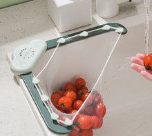 Load image into Gallery viewer, Cute Raindrop Sink Strainers with Triangle Holder (Green Holder+100pc Strainer)
