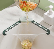 Load image into Gallery viewer, Cute Raindrop Sink Strainers with Triangle Holder (Green Holder+100pc Strainer)
